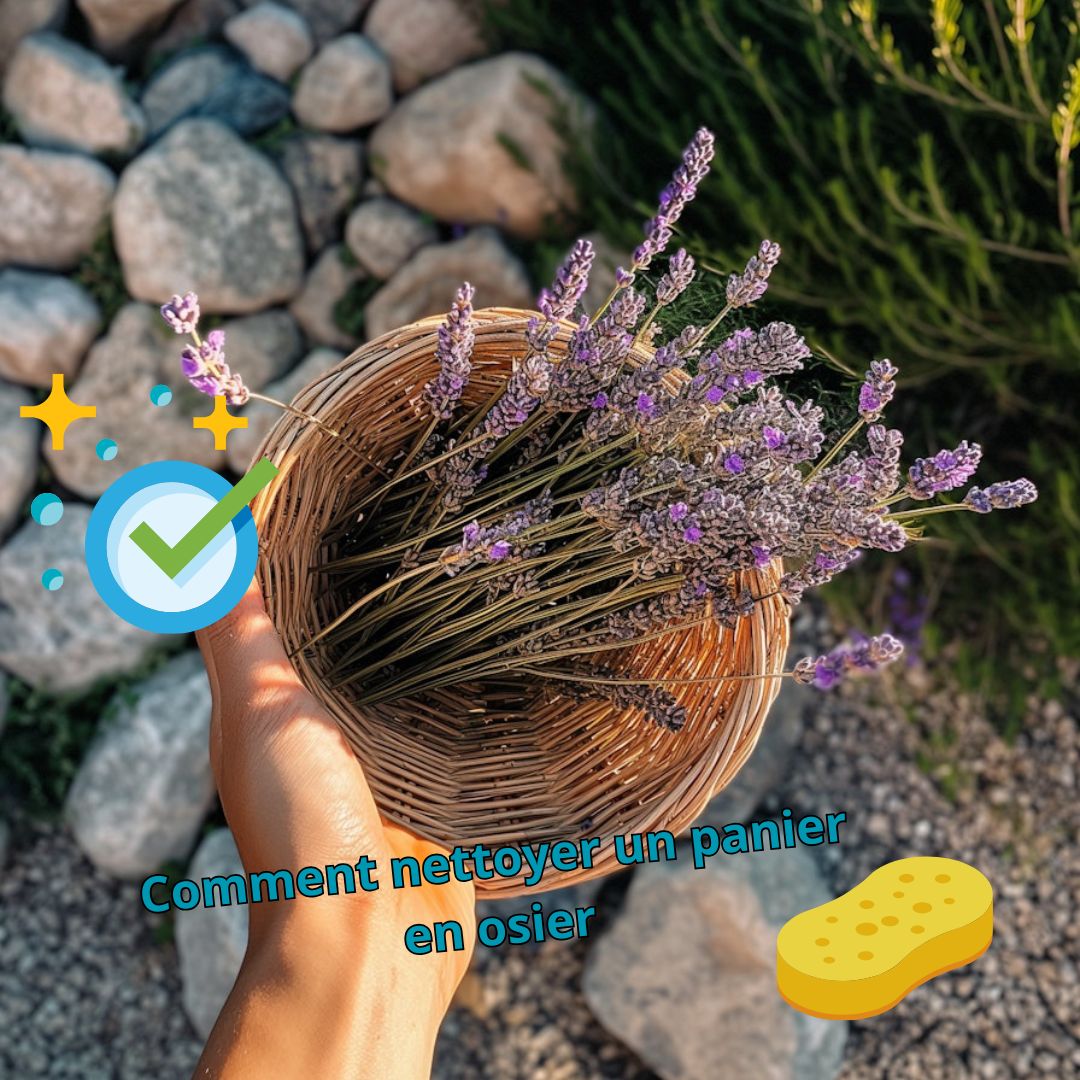 Comment nettoyer un panier en osier