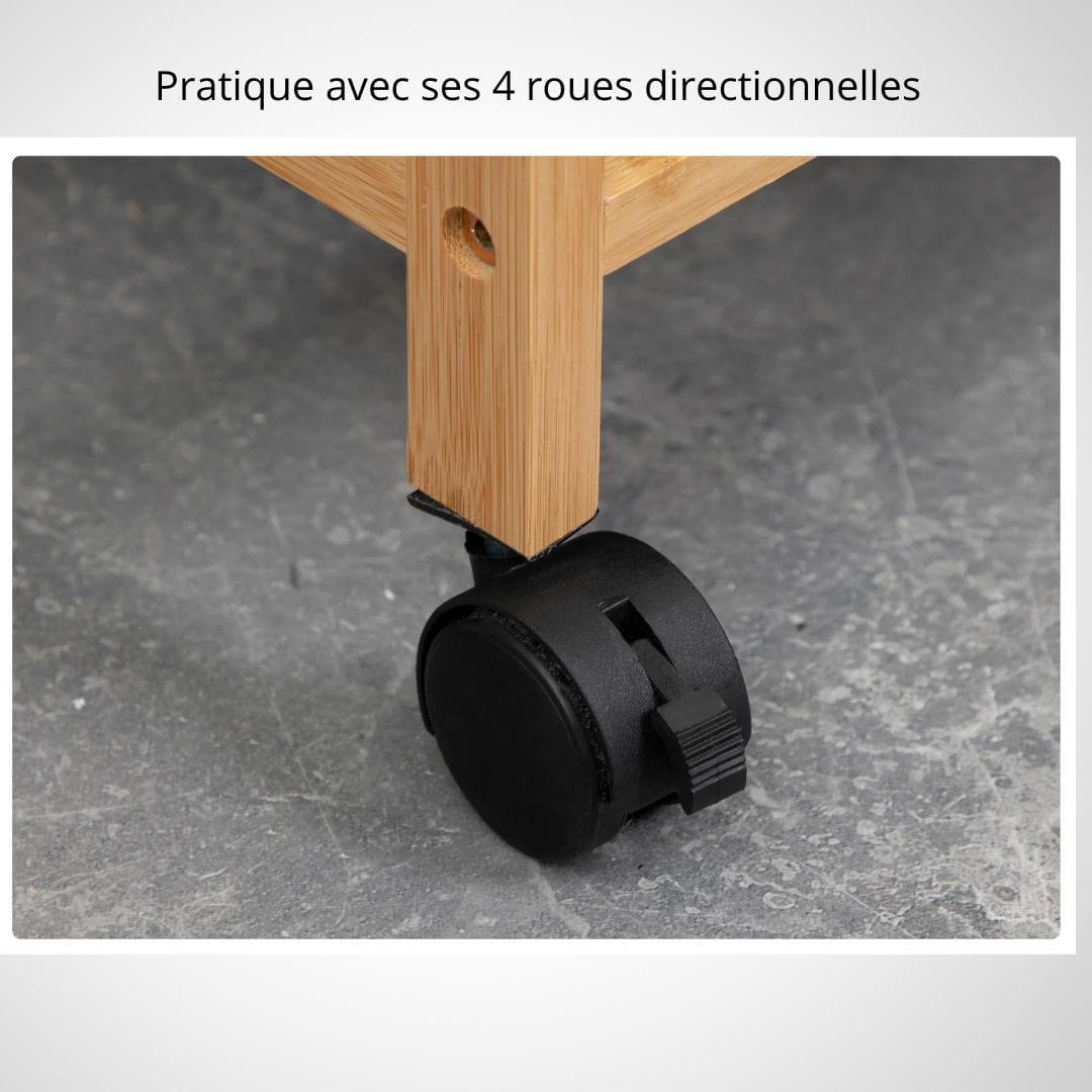 Panier à linge 2 compartiments | Tamaris Gris / 42x35x84.5 cm