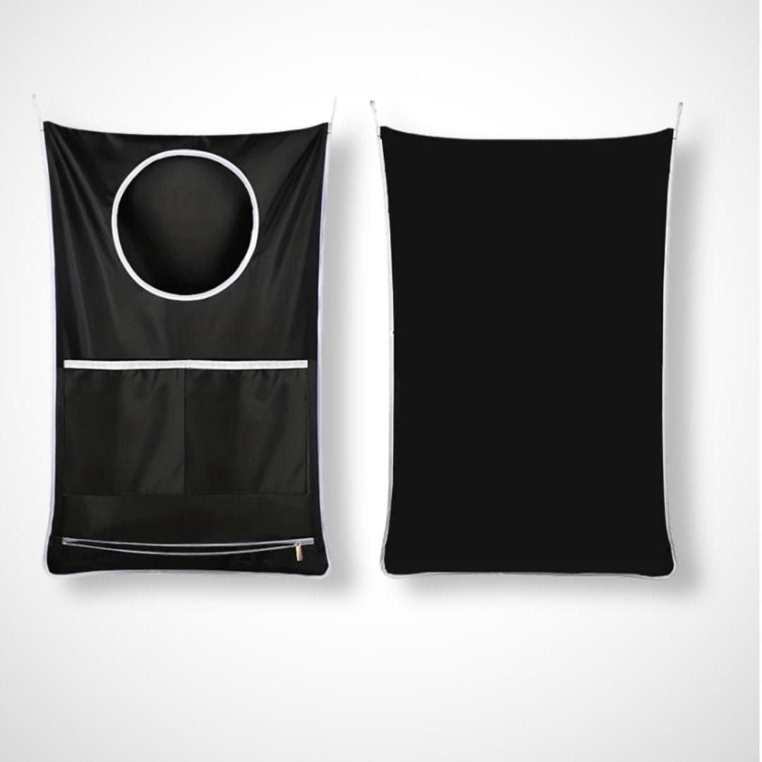 Panier à linge pliable | Géranium Noir