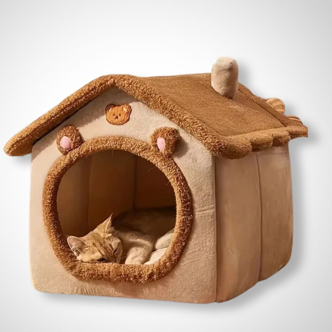 Panier chien / chat | Max Beige/ marron / 40x45x45 cm / 4kg