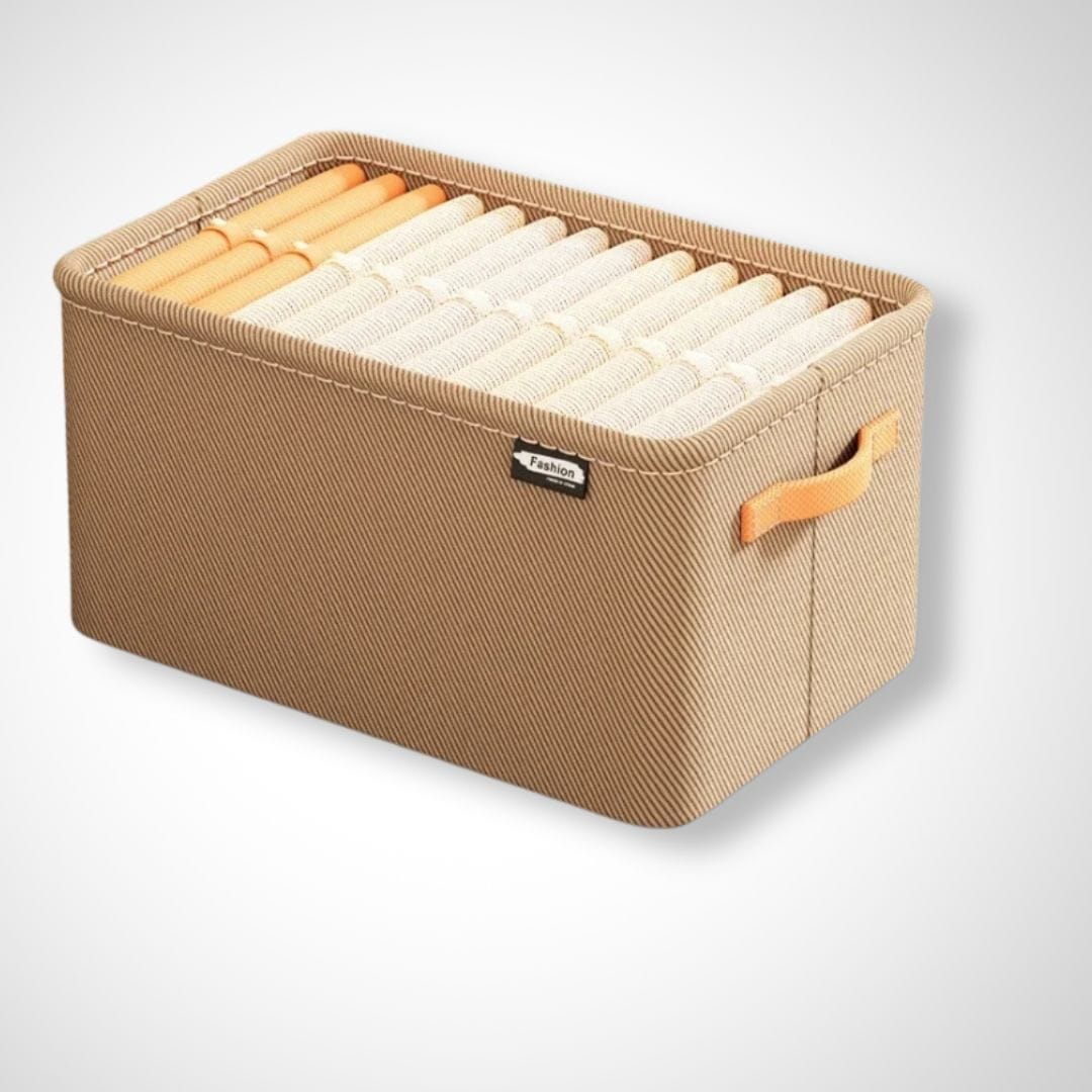 Panier de rangement en tissu | Pinson Beige / 1PC 25x28x48 cm