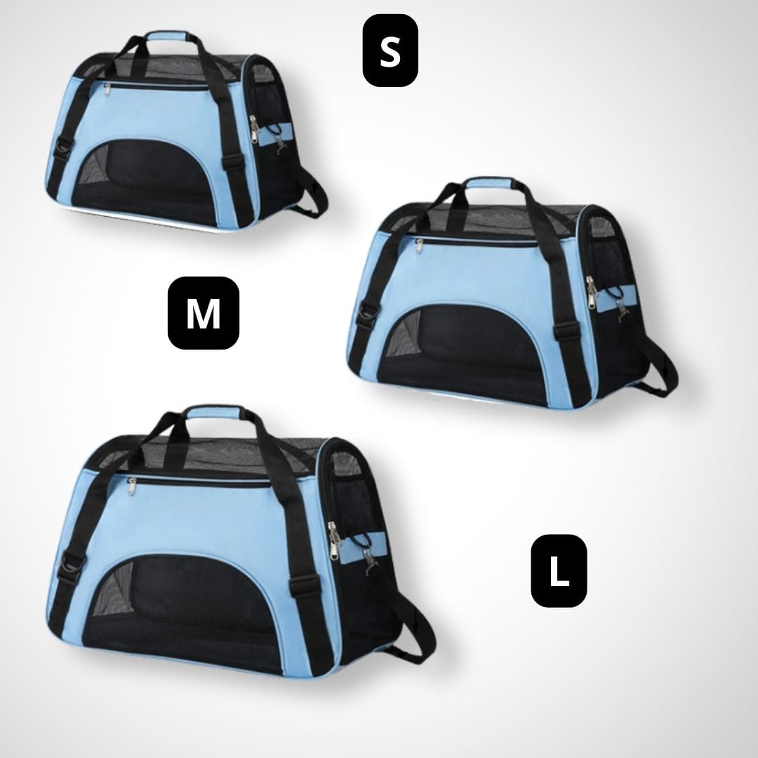 Panier transport chat / chien | Belle Noir et marron / S 43x20x26cm