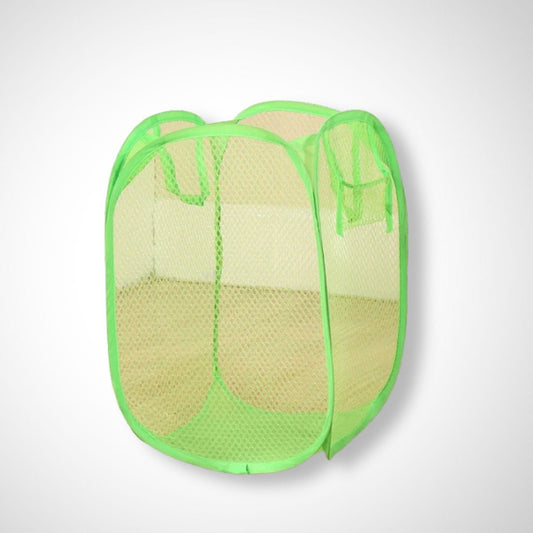 Panier à linge pliable | Colibri Vert / 47x30x30 cm