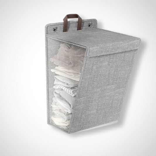 Panier à linge pliable | Stoechas Gris / 58x15x41 cm