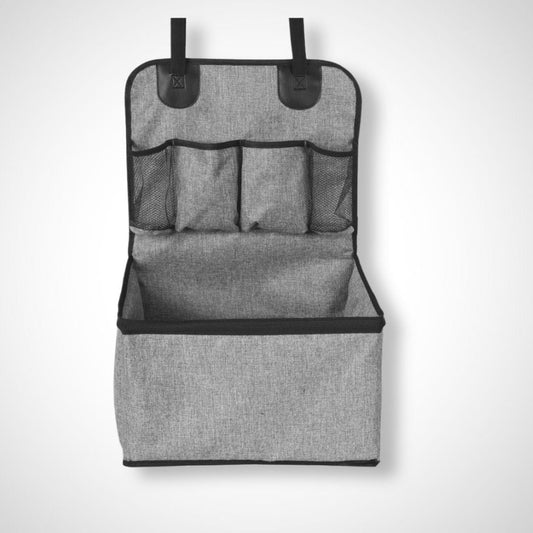 Panier chien voiture | Aranthes Gris / 55x33x37 cm