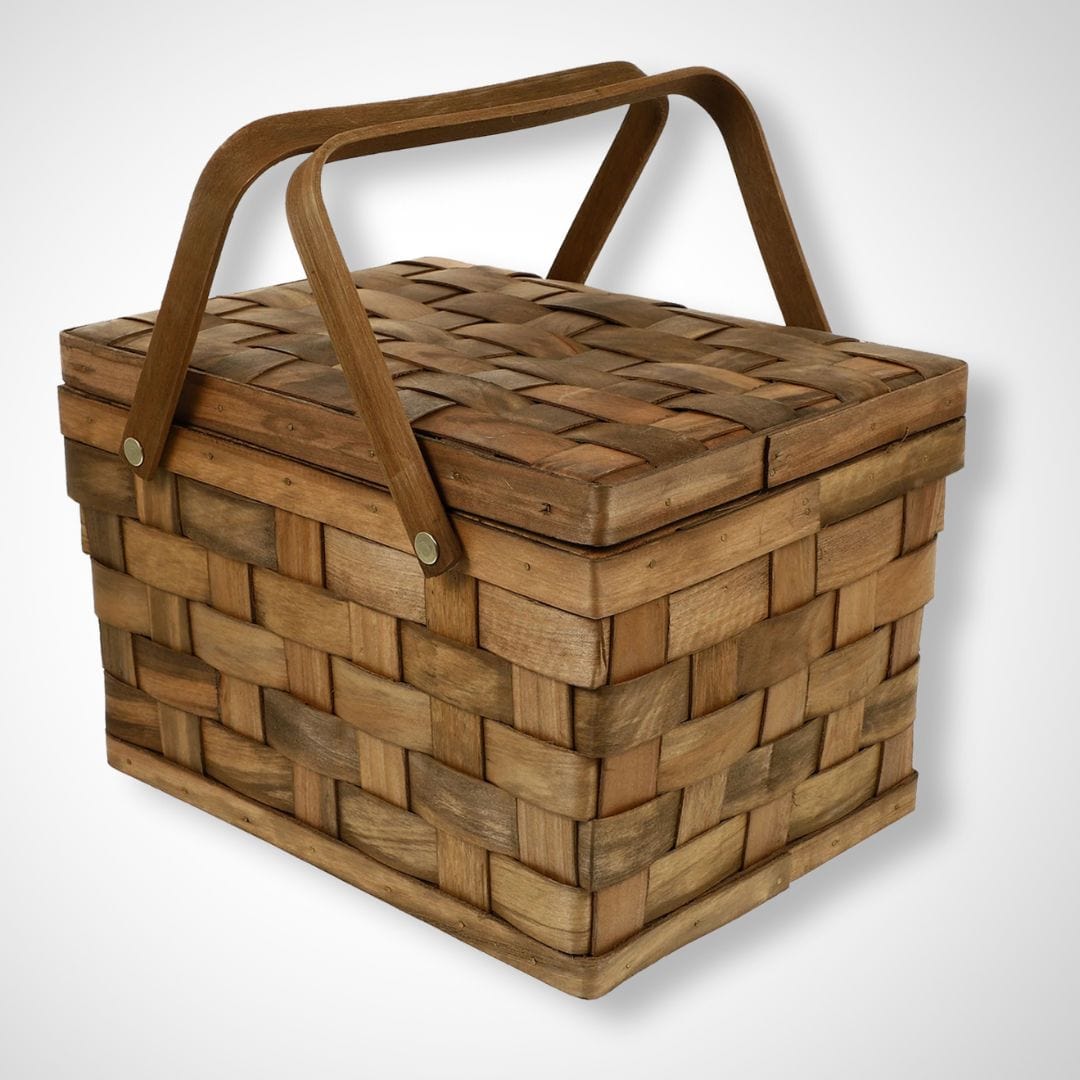 Panier de pique-nique | Oranger Naturel / 29x20x18cm