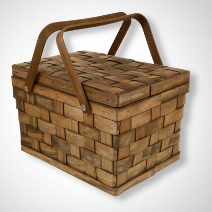 Panier de pique-nique | Oranger Naturel / 29x20x18cm