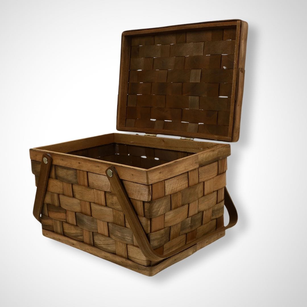 Panier de pique-nique | Oranger Naturel / 29x20x18cm