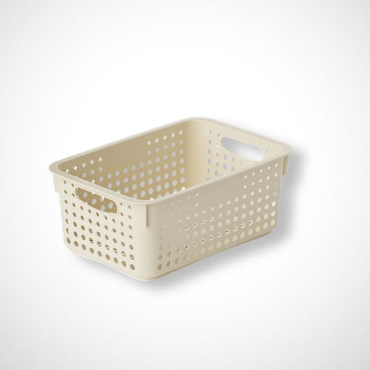 Paniers de rangement en plastique | Marguerite 2x grand BEIGE